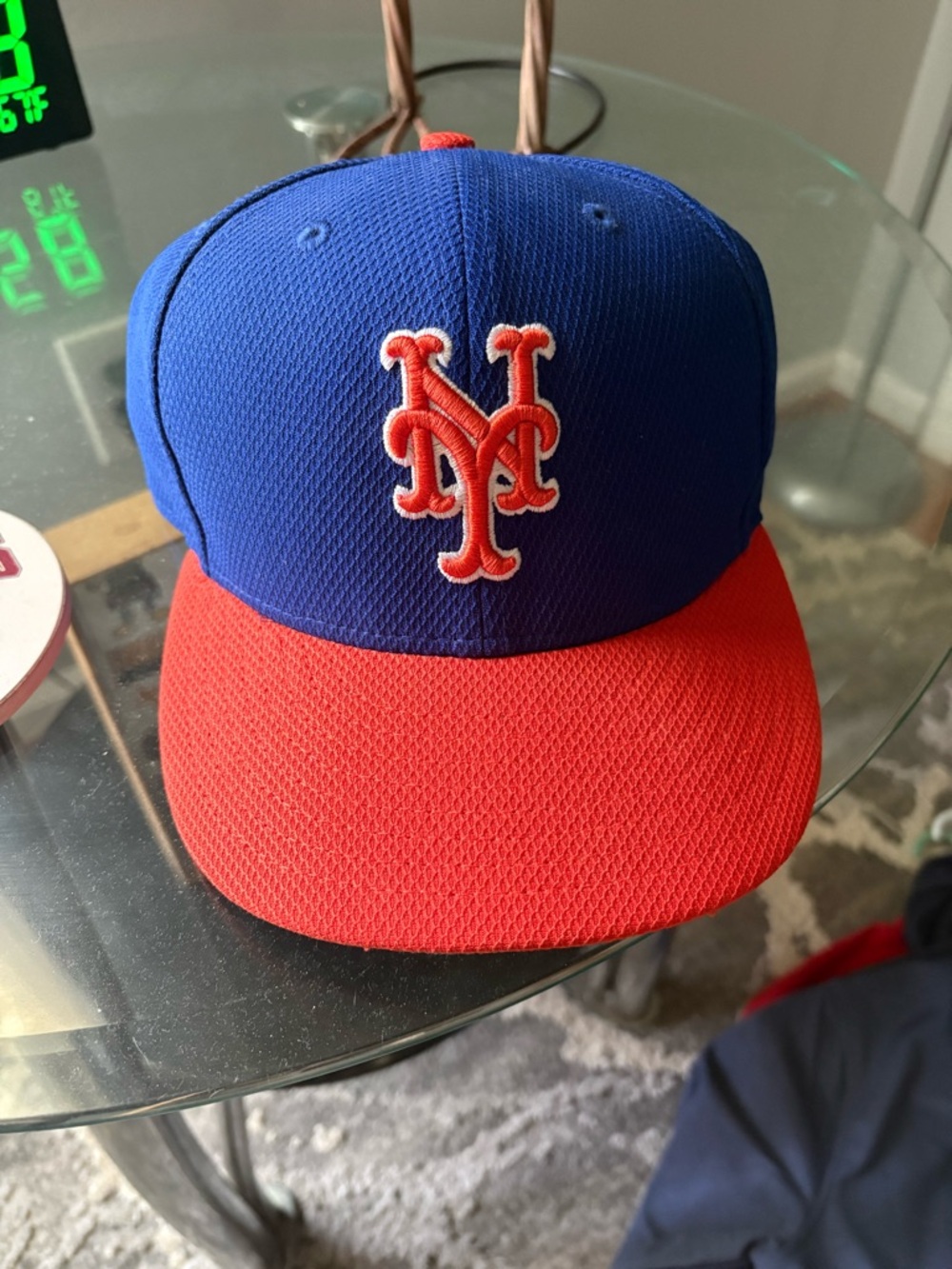 New Era Royal Blue & Gray 59FIFTY Fitted Cap (Size 7)